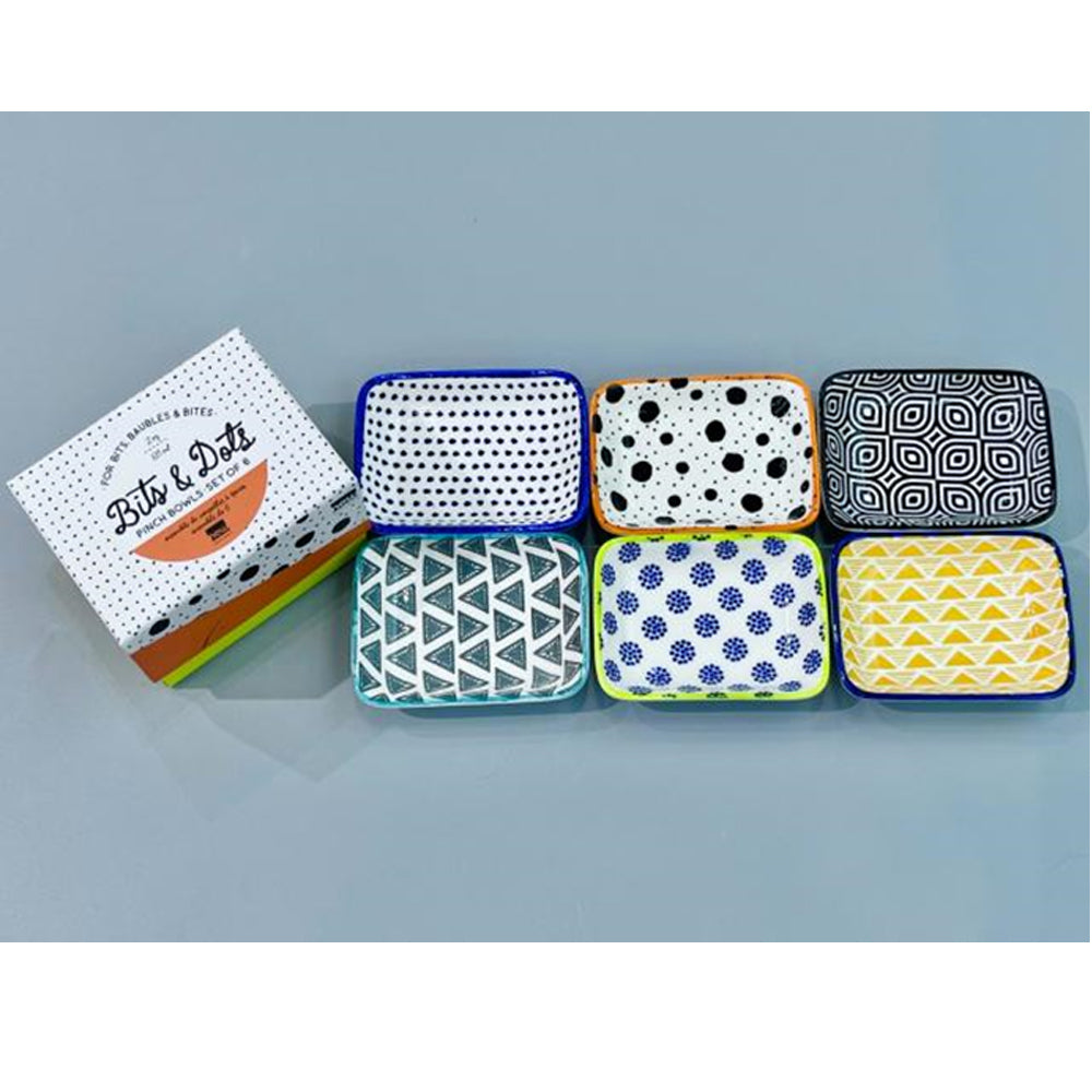Danny Home 6-Pcs Bohemian Design Flavour Dish Set