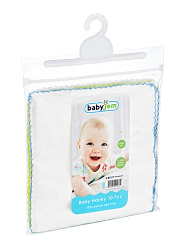 Babyjem 10-Piece Baby Hanky