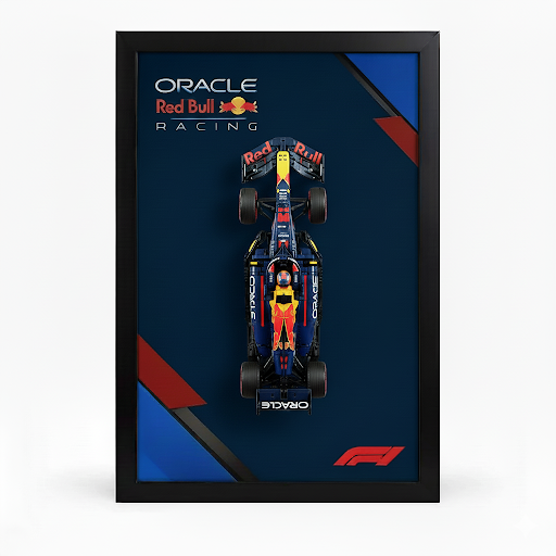 Lego Wall Mount For Oracle Red Bull Racing RB20 F1 Car (42206) (Without Lego Set)