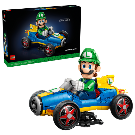 LEGO Mario Kart Luigi Standard Kart Building Set for Kids 72050