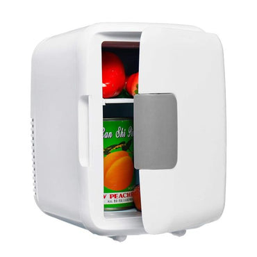Mini Fridge for Car, with Cooler and Warmer, 4 Liter Capacity with 12V Car Charger