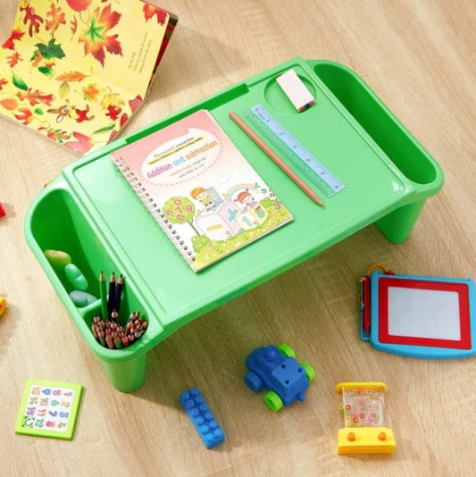 Kids Green Lap Desk for Car and Home