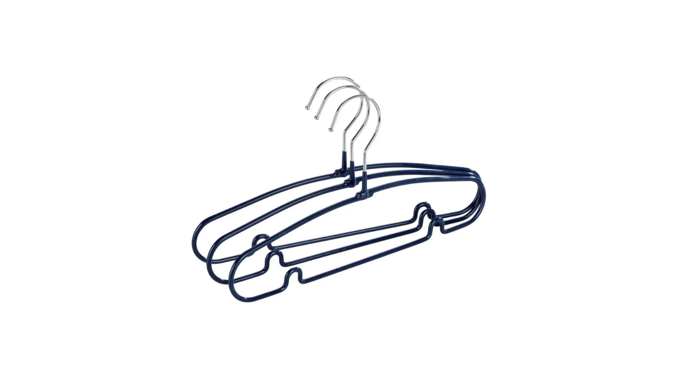 Tiny coat hangers, set of 3 (By Wenko)