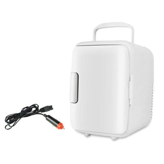 Mini Fridge for Car, with Cooler and Warmer, 4 Liter Capacity with 12V Car Charger