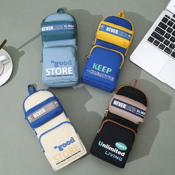 School Bag Pencil Case, Large Capacity 86335