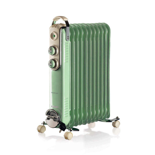 Vintage Oil Radiator 9 fins 2000W GREEN