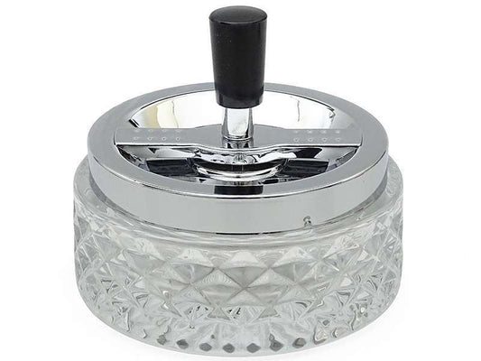 Rotary Glass Ashtray by Cucina & Tavola- Ø 12 cm