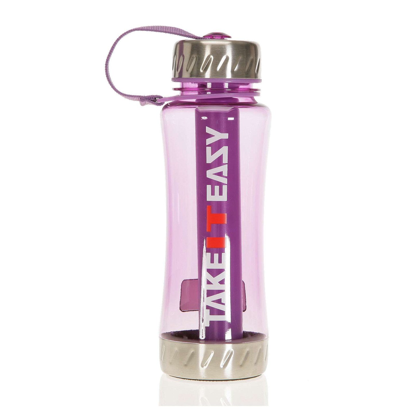 Take It Easy Water Bottle 650 ml - Purple