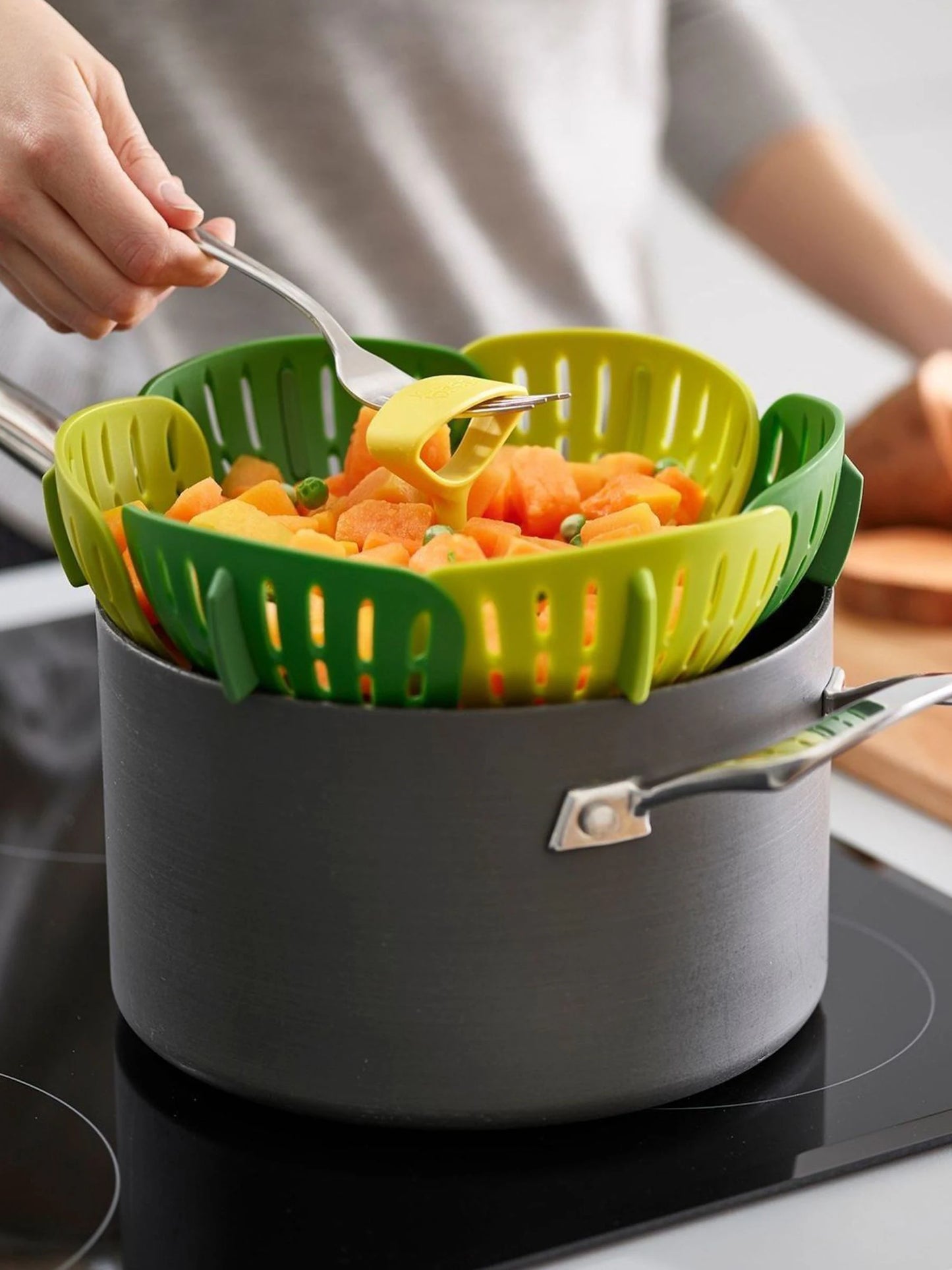 Folding Steamer Basket By Joseph Joseph