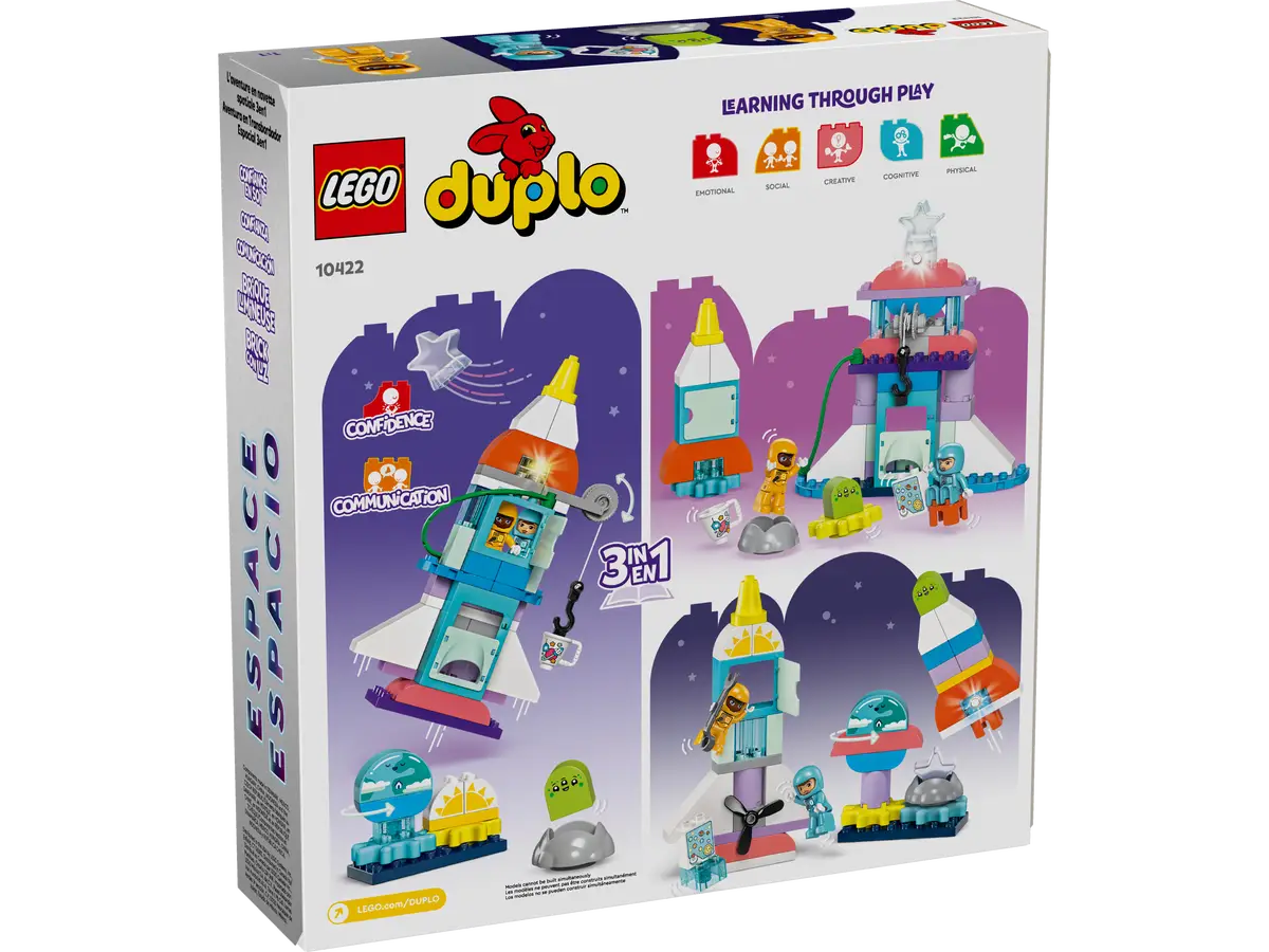 Lego Duplo 3 in 1 Space Shuttle Adventure (10422)