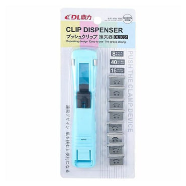 16mm Clip Dispenser with 8 Refill Clips