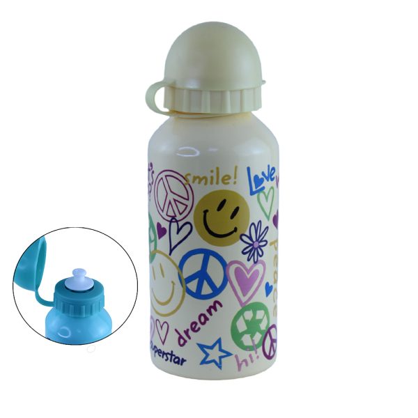 School and Sports Stainless Steel Water Bottle 400ml