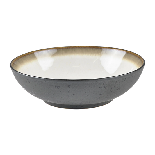 Salad Bowl 24cm Black Cream Bitz (12460)