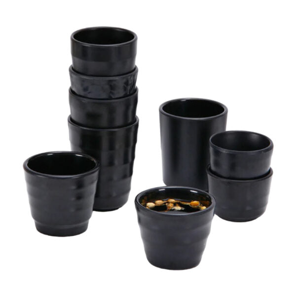 Cup Black Melamine Dinnerware 200ml