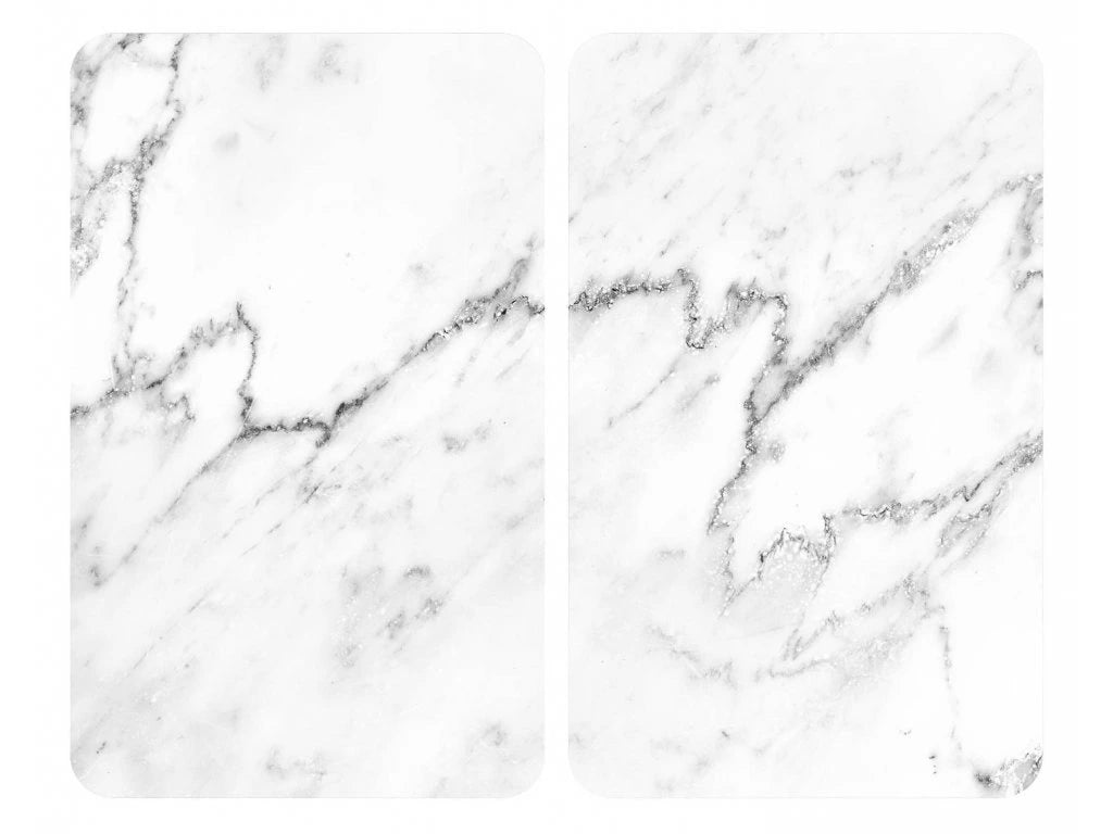 Stove cover plate Universal XL marble, set of 2 By Wenko.de