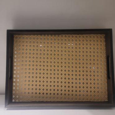 Multipurpose wooden tray