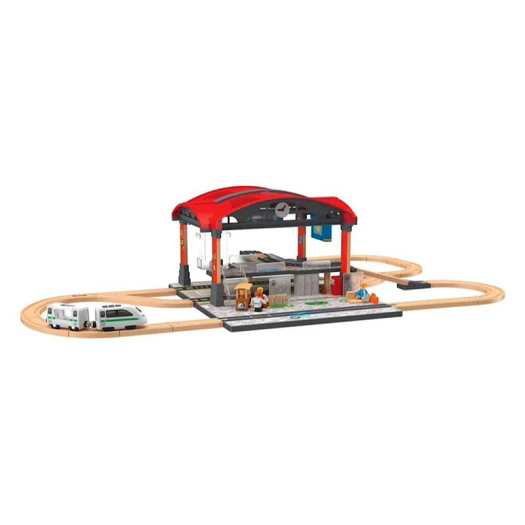 Playtive Central Station Wooden Railway Set