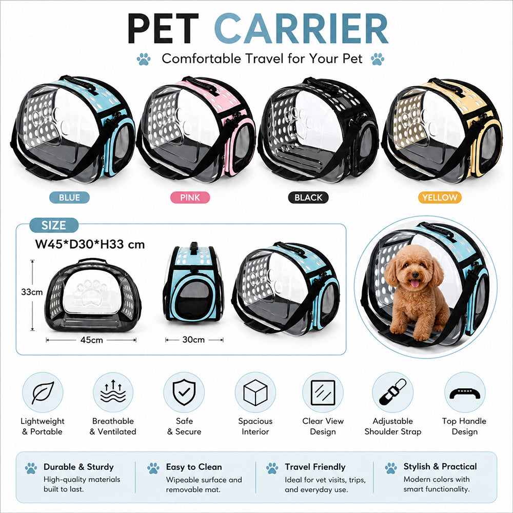 Transparent Pet Carrier Bag MB509