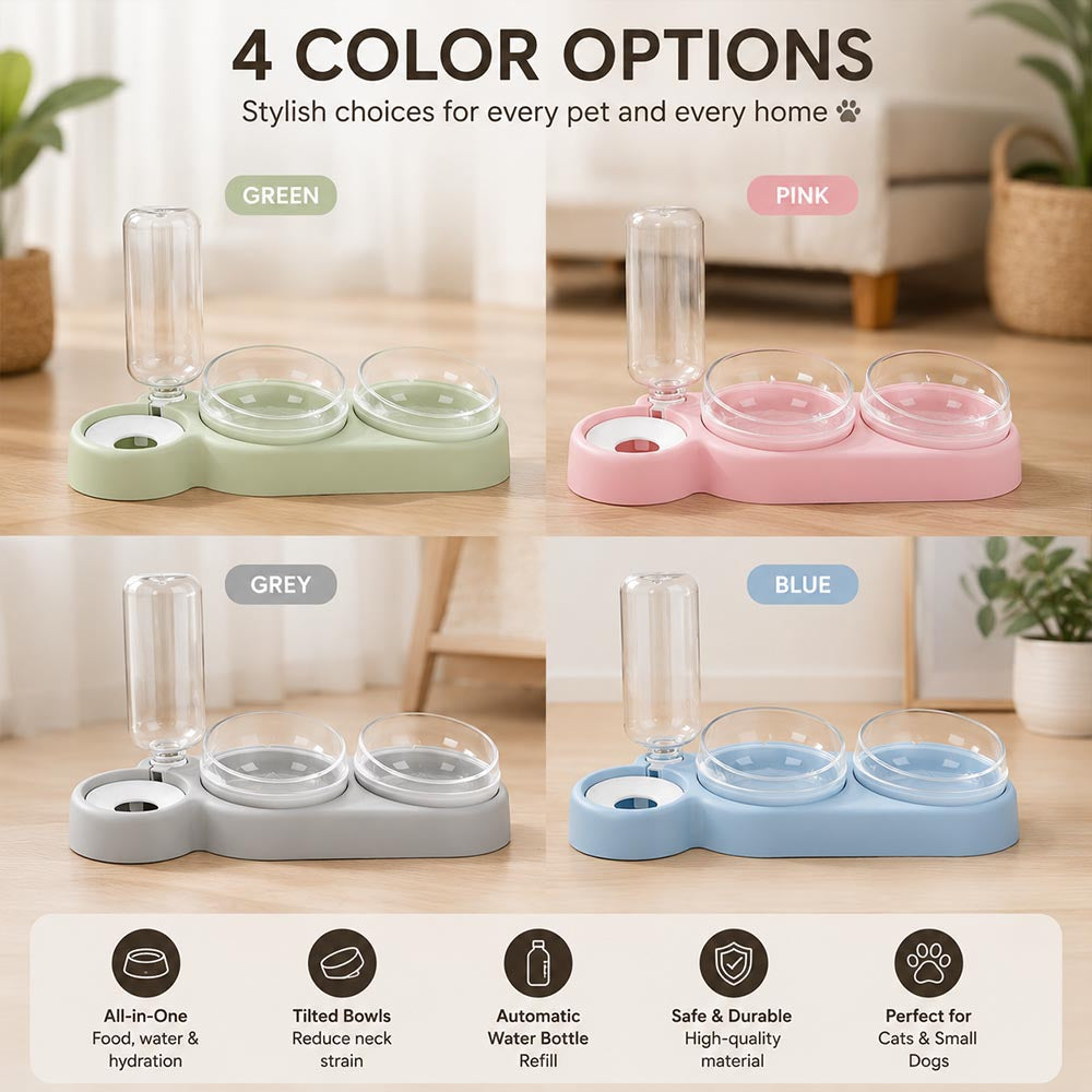 3-IN-1 Automatic Pet Feeding Station MB1011