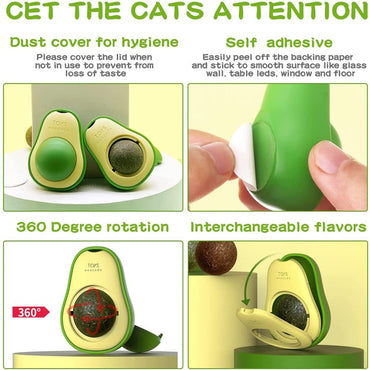 Avocado Catnip Wall Toy for Cats MB331