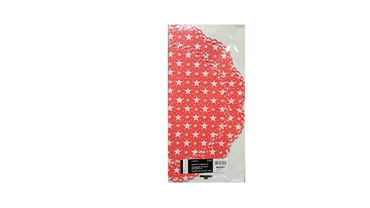 Holiday Elegance-Christmas Red Cake Paper Set of 6