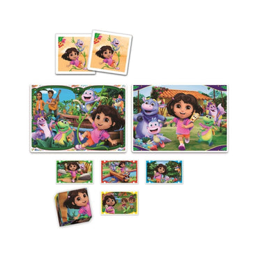 Clementoni Edukit 4 In 1 Dora Puzzle