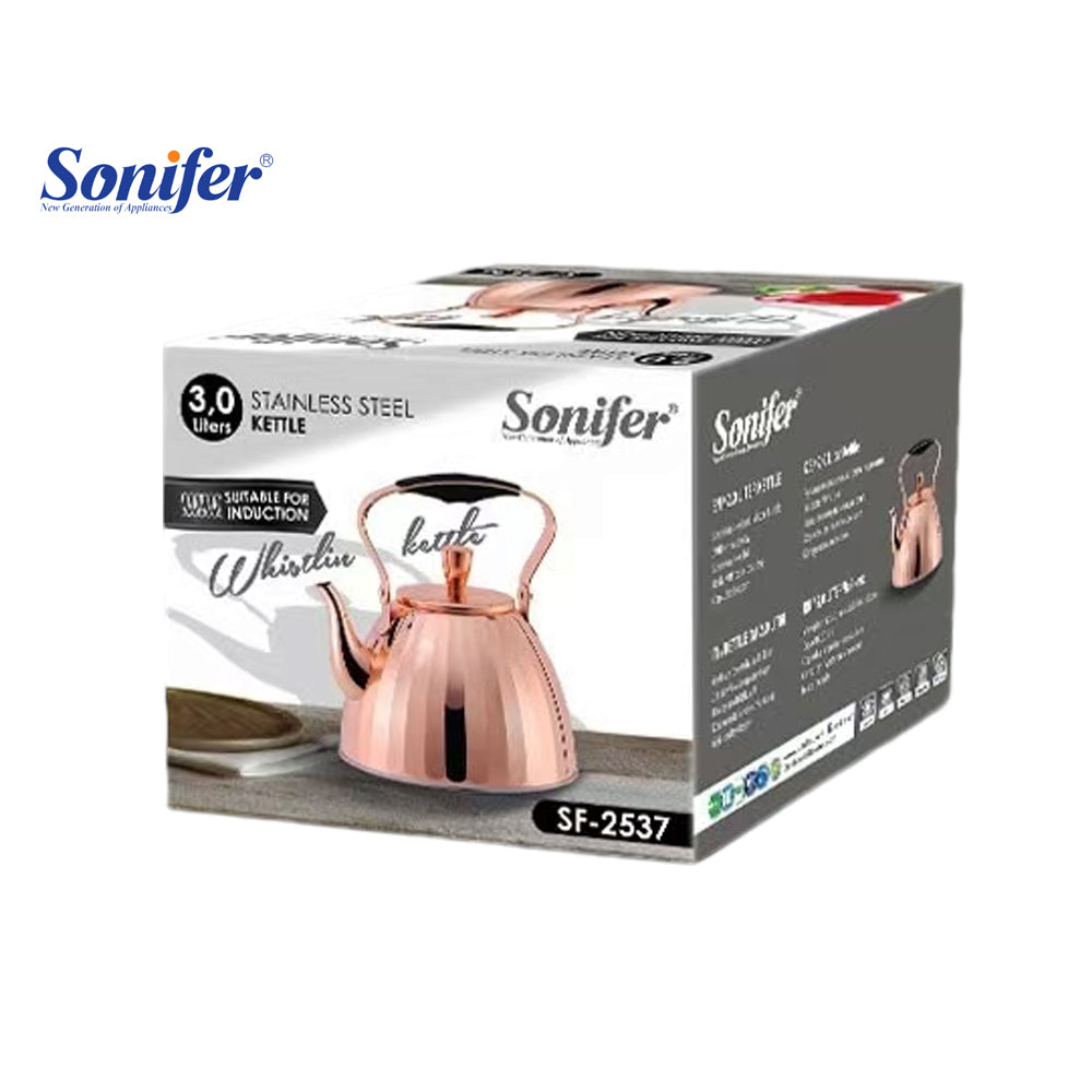 Sonifer 3L Stainless Steel Tea Pot SF-2537 Bronze
