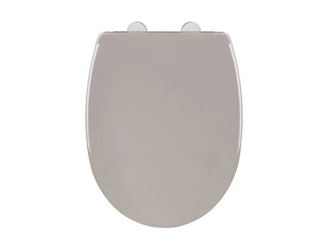 Self-closing toilet seat Tilos taupe Easy Close Thermoplastic By Wenko.de