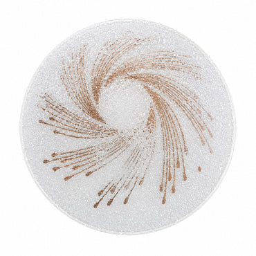 Nino Monza Decorative Glass Flush Ceiling Light