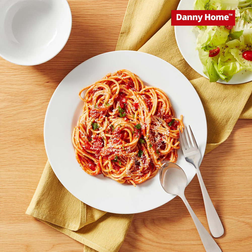 Danny Home 6-Piece 8.50-Inch White Soup Plate