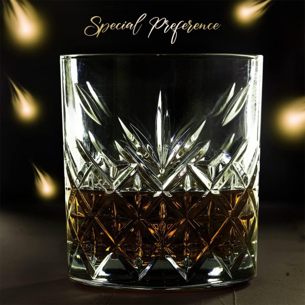 Elegant Glass Cups (4 pcs)