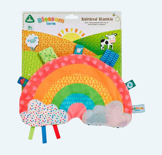 Elc Blossom Farm Rainbow Blankie
