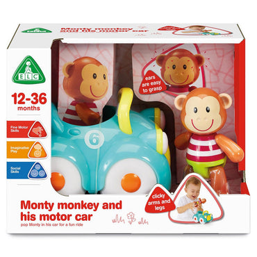 Elc Monty Monkey And His Motor Car
