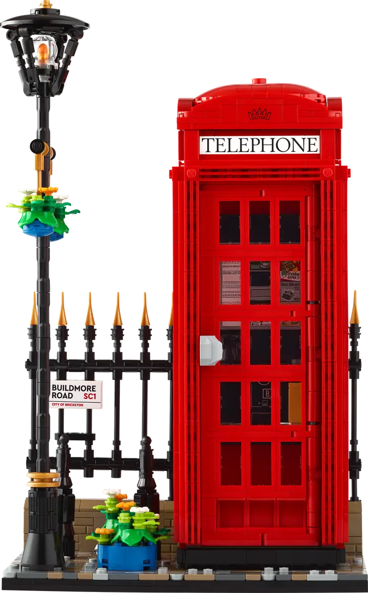 Lego Red London Telephone Box (21347)