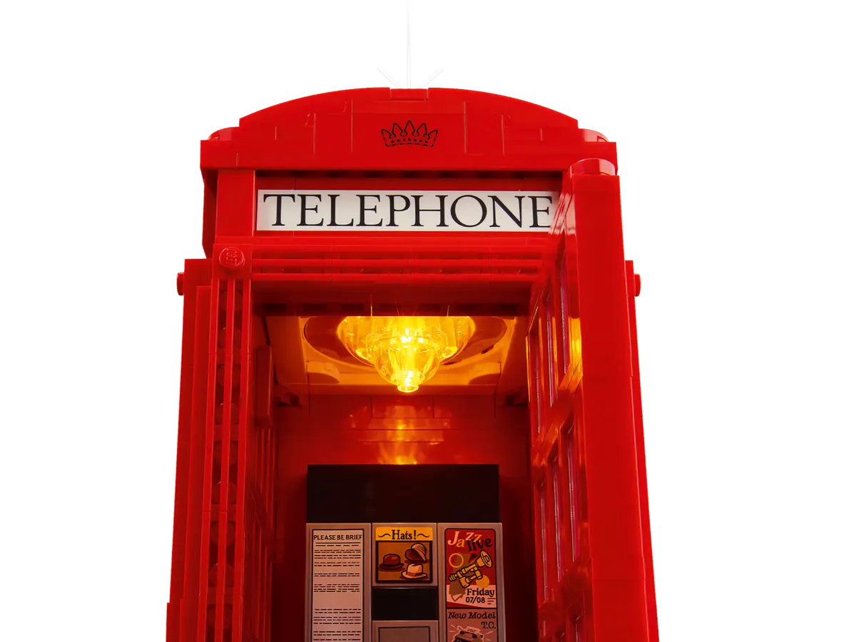 Lego Red London Telephone Box (21347)
