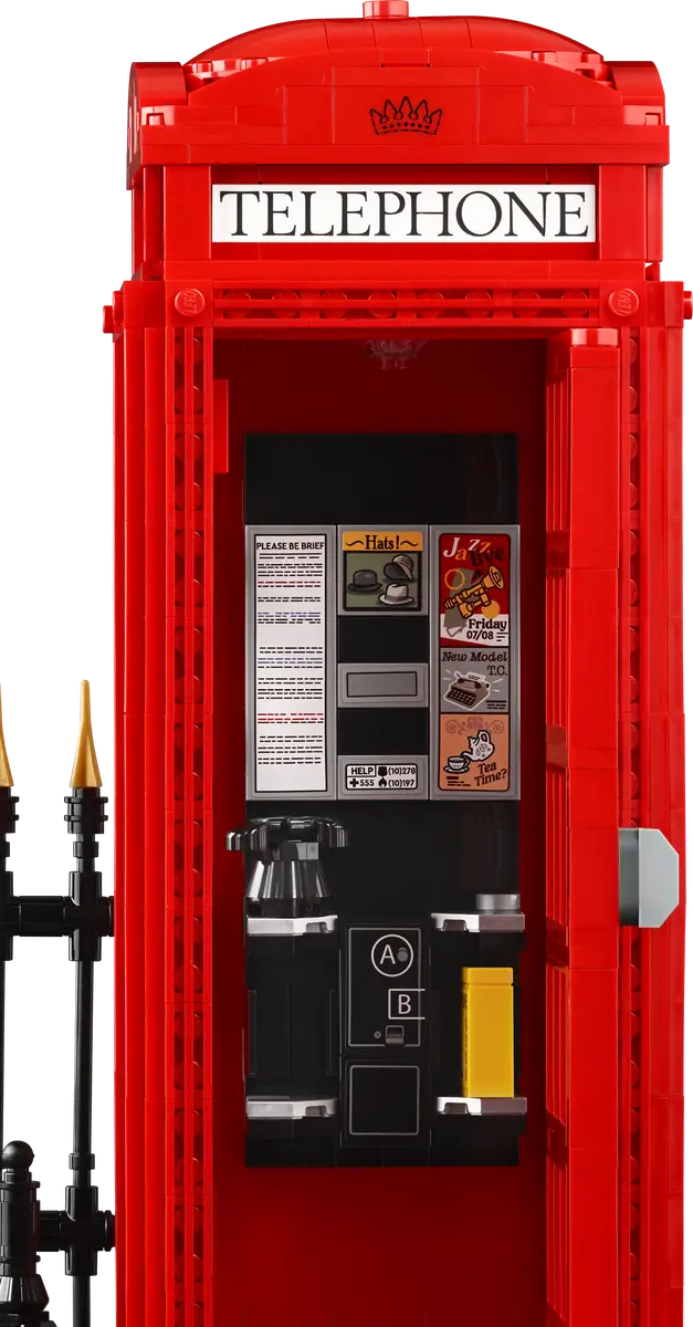 Lego Red London Telephone Box (21347)