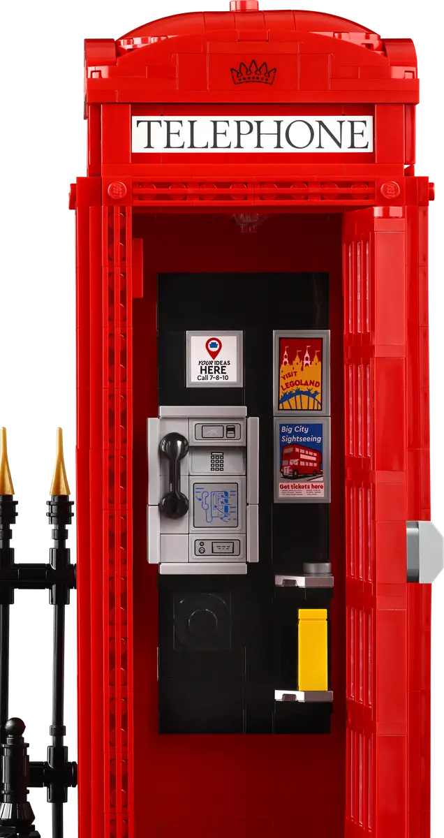 Lego Red London Telephone Box (21347)