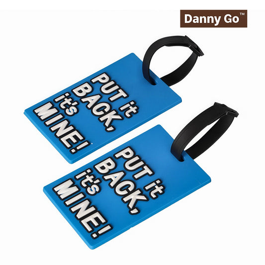 Danny Go Luggage Tag Set – 2 Pieces Blue