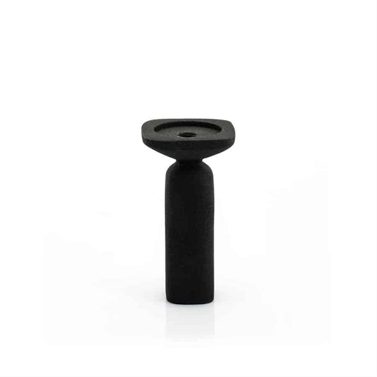 Candle Holder Squand Medium – Black – by By-Boo