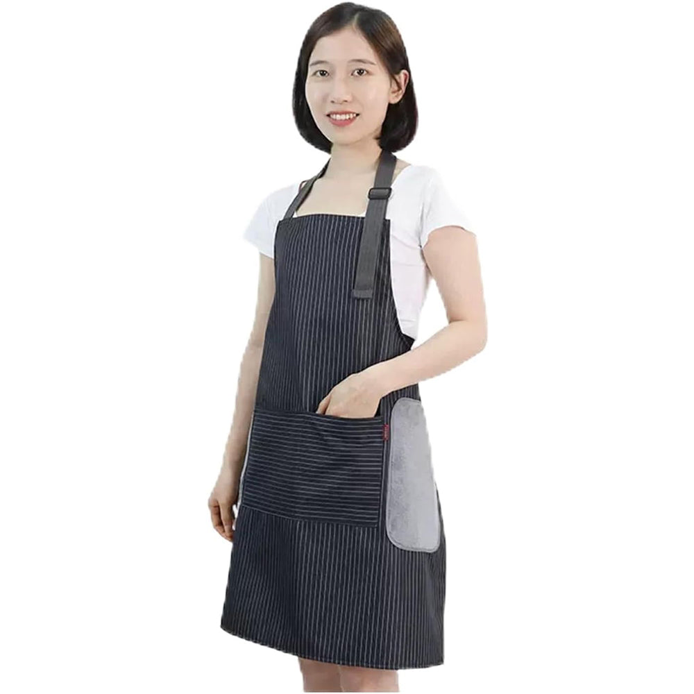 Apron YURILIFE With Pocket Waterproof and Oil Proof for Home Kitchen