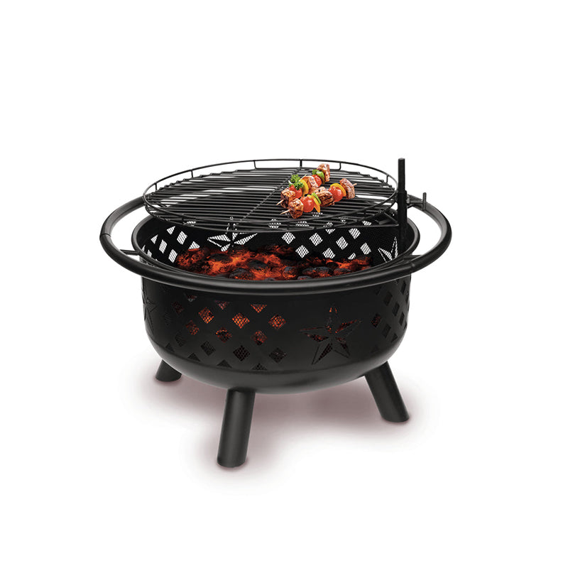 Landmann 2445 Grill Ched Square Stainless Steel Pedestal BBQ