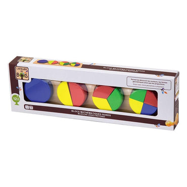 L'Atelier du Bois Round Math Blocks