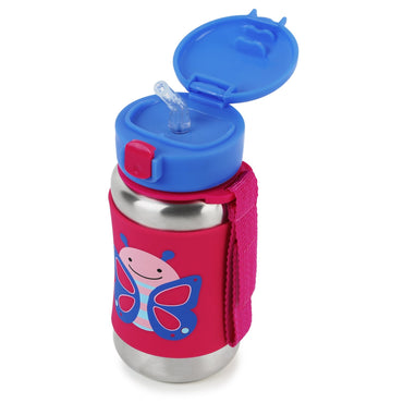 Zoo Stainless Steel Straw Bottle