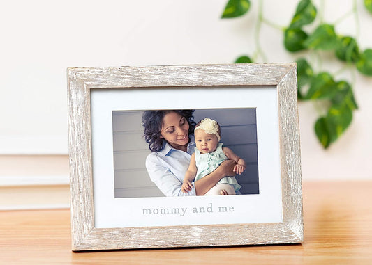 Mommy and Me Sentiment Frame Rustic