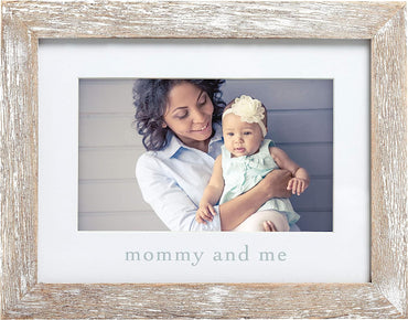 Mommy and Me Sentiment Frame Rustic
