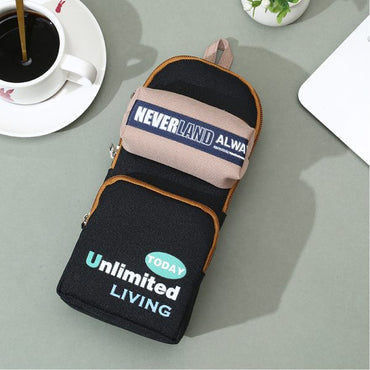School Bag Pencil Case, Large Capacity 86335