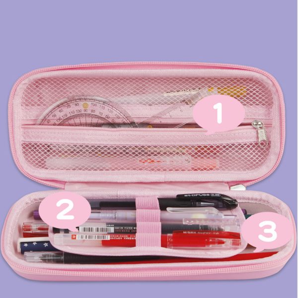 3D Rainbow Unicorn Pencil Case 6650