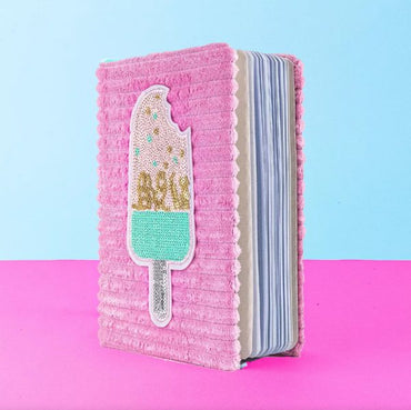 Notebook with Lined Notepad A5 Plush Cover Cuteness 80 Sheets