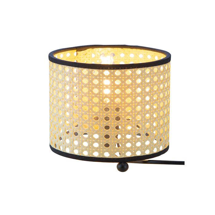 Nino Germany Vintage Rattan Weave Table Lamp