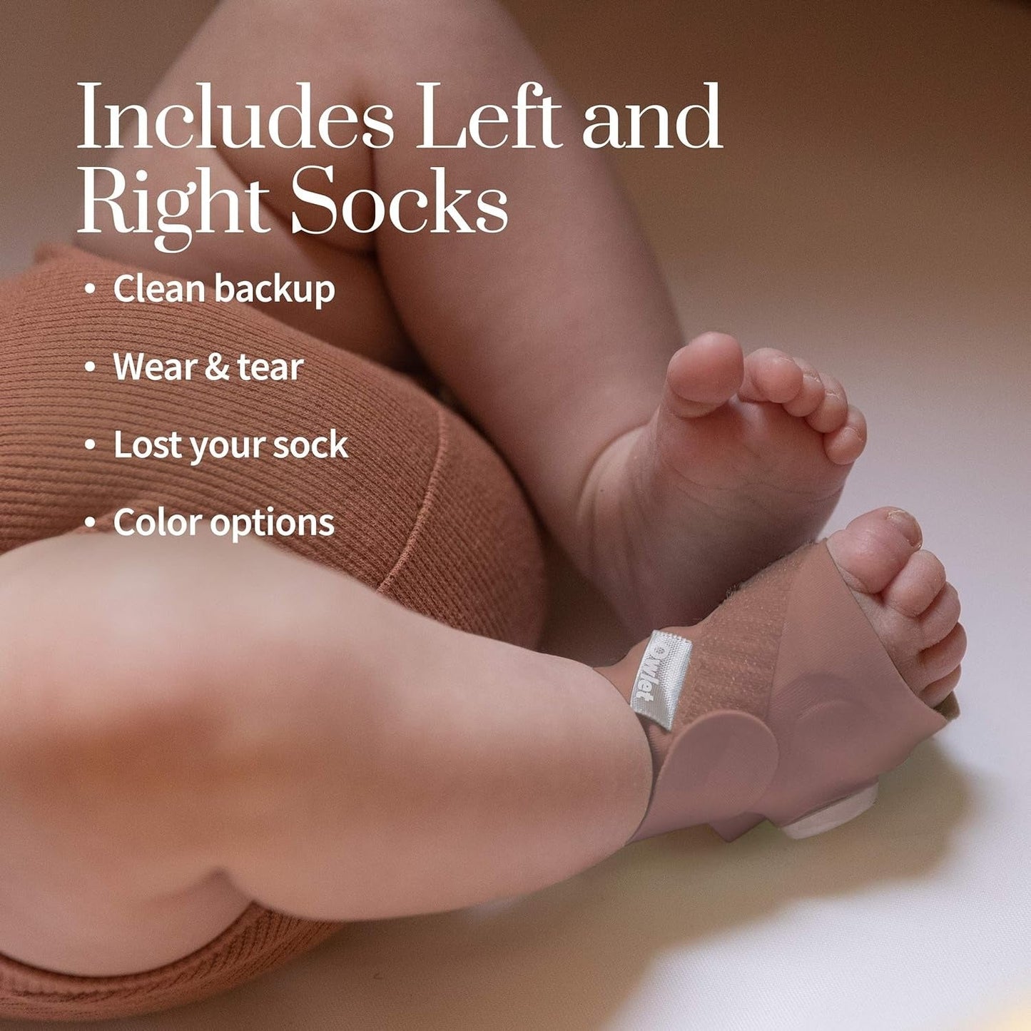 Owlet baby Monitor Smart Sock Pink